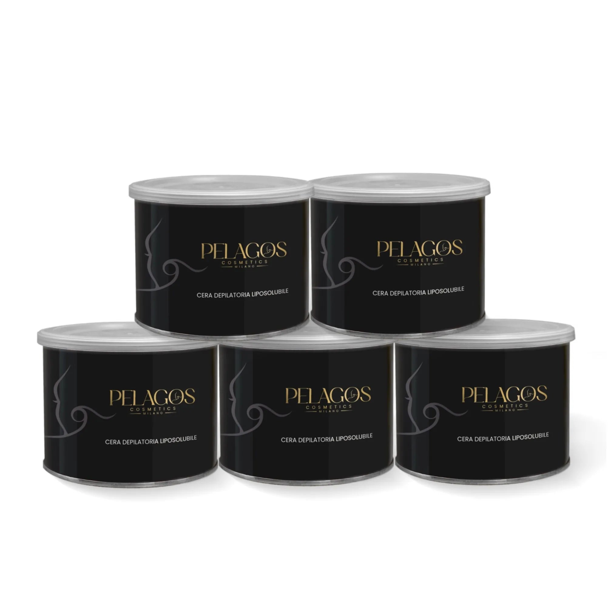 Set 5x Cera Depilatoria Liposolubile 400 ml – Pelagos Cosmetics Milano