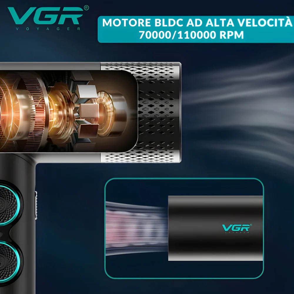 VGR Asciugacapelli V-401 1900W