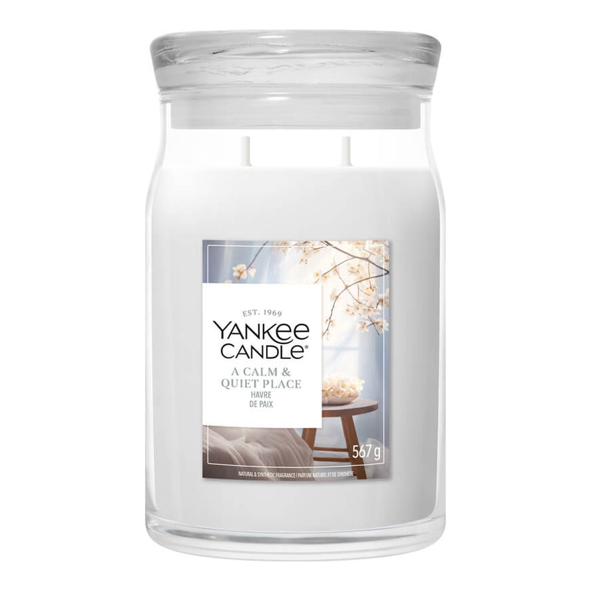 Yankee Candle A Calm Quiet Place – Candela Profumata Giara Grande Signature 567 g