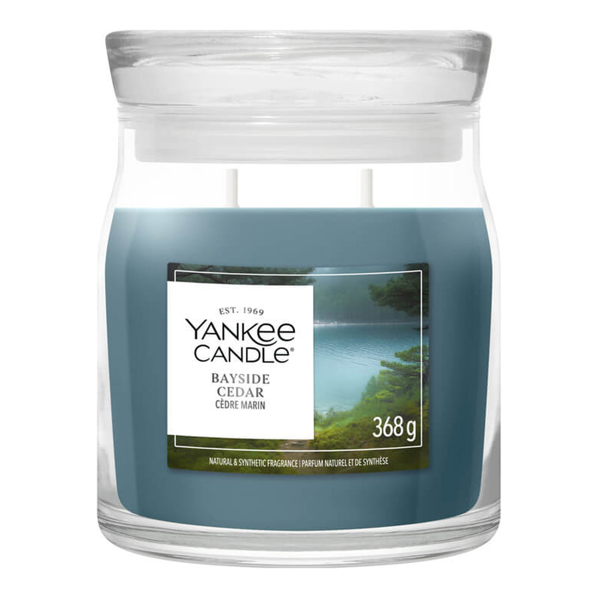 Yankee Candle Bayside Cedar – Candela Profumata Giara Media Signature 368 g