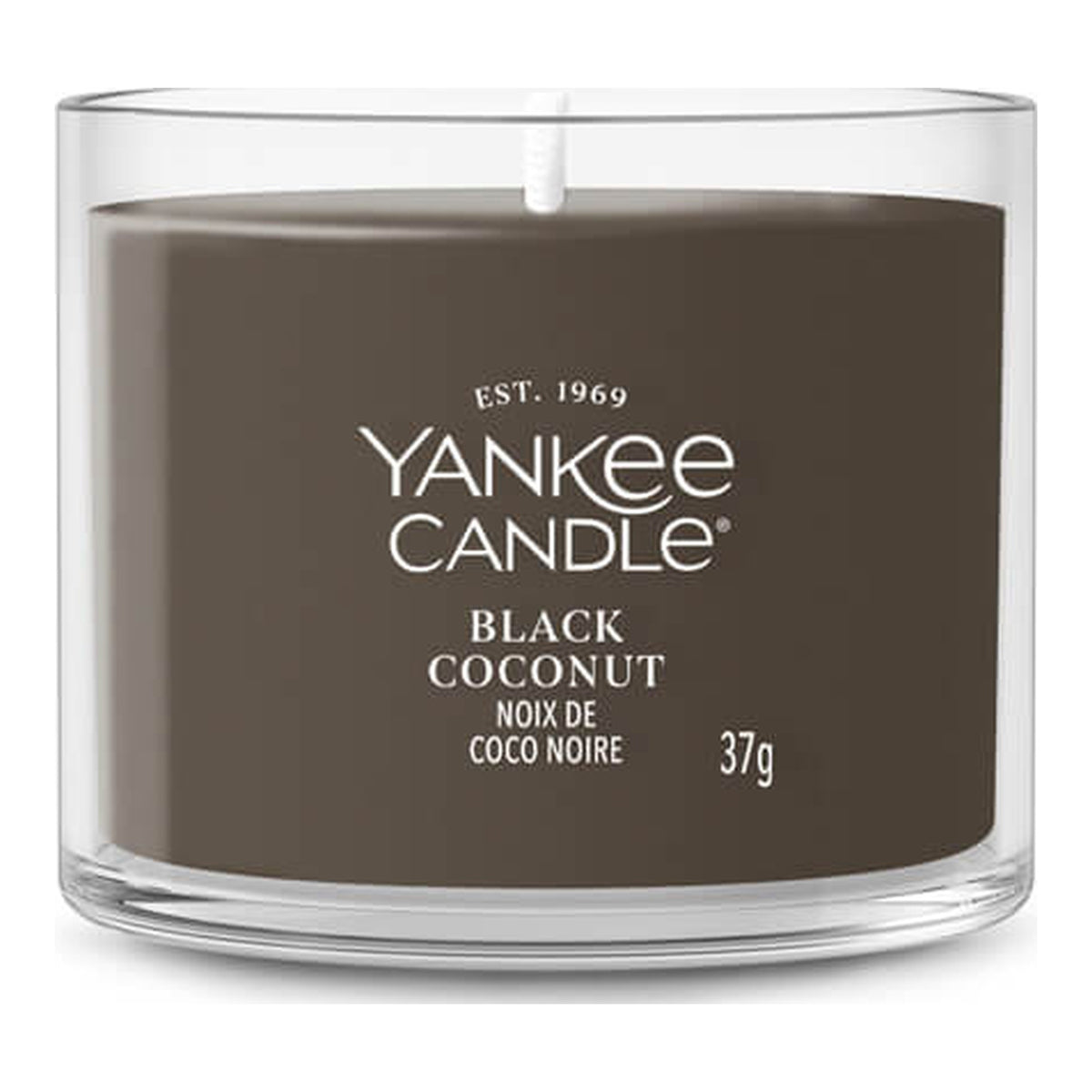 Yankee Candle Black Coconut – Candela Profumata Mini Votiva in Vetro 37 g