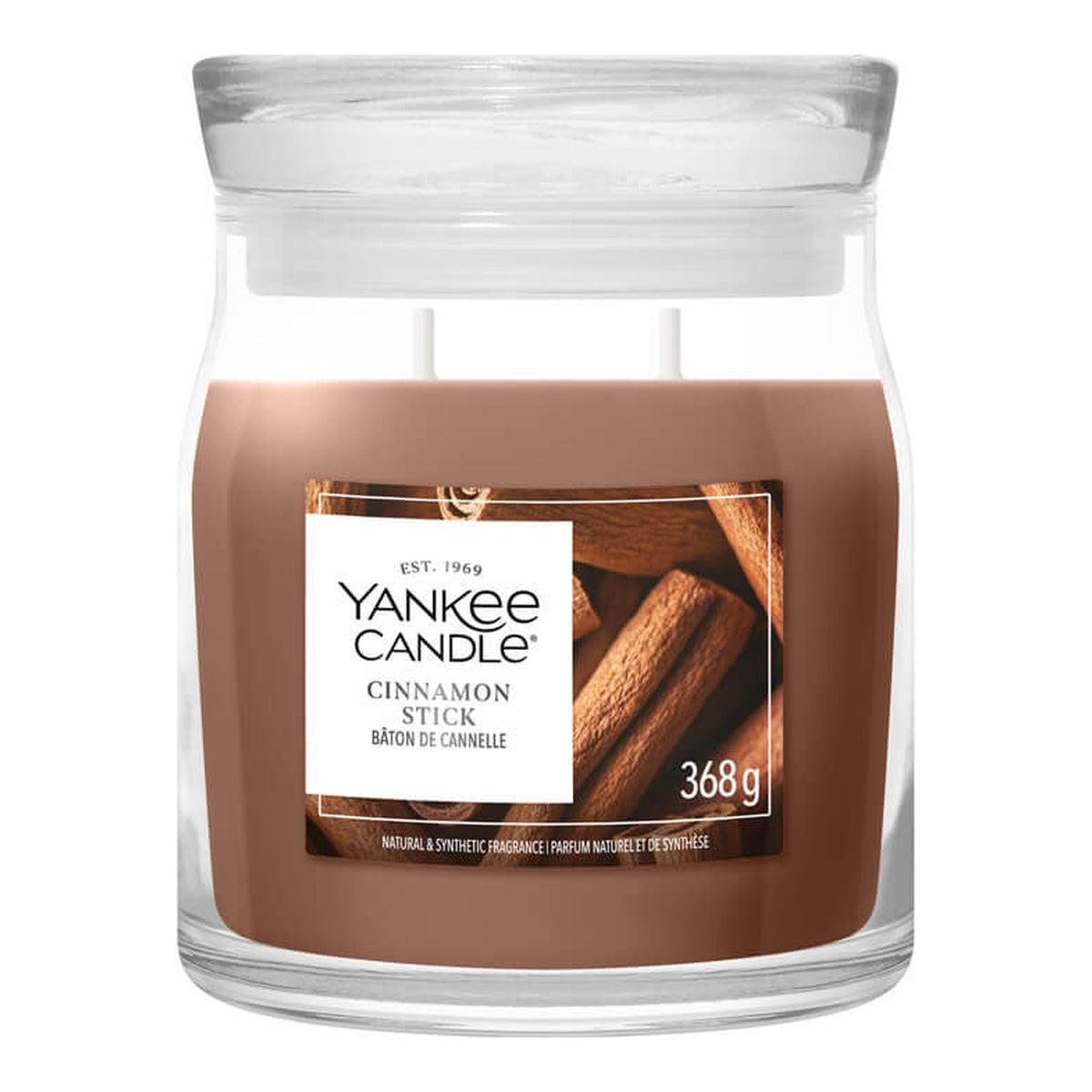 Yankee Candle Cinnamon Stick – Candela Profumata Giara Media Signature 368 g