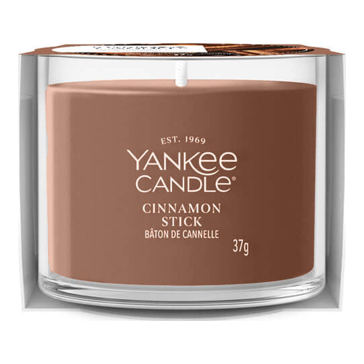 Yankee Candle Cinnamon Stick – Candela Profumata Mini Votiva in Vetro 37 g