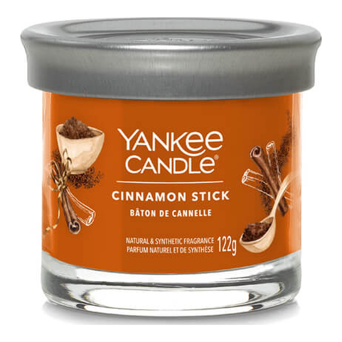 Yankee Candle Cinnamon Stick – Candela Profumata Tumbler Piccolo Signature 122 g