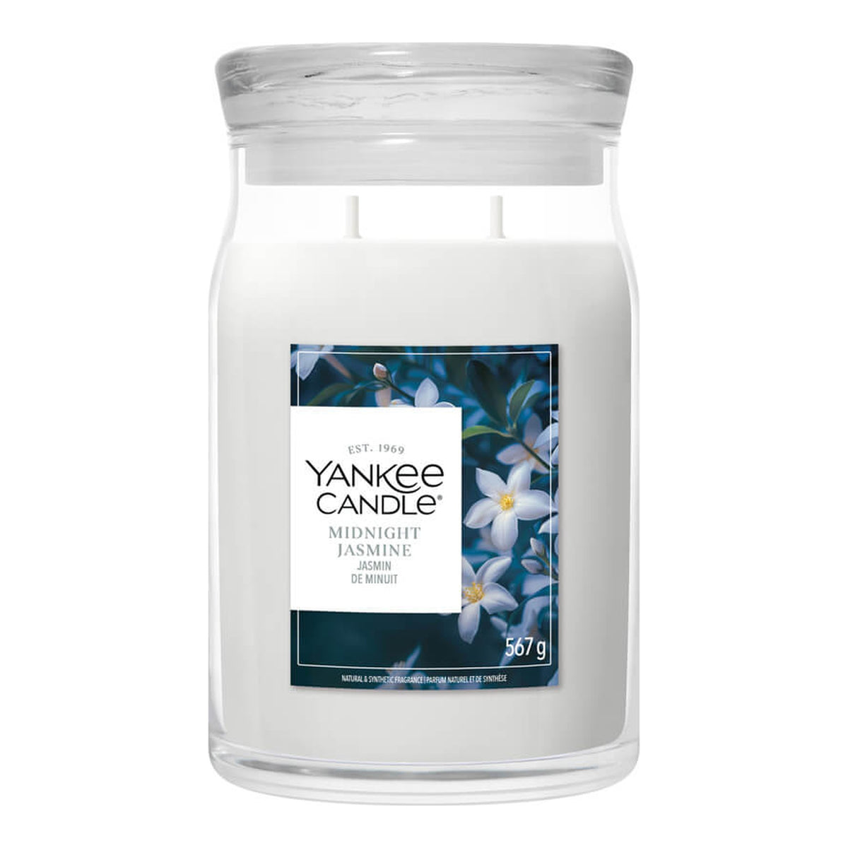 Yankee Candle Midnight Jasmine – Candela Profumata Giara Grande Signature 567 g