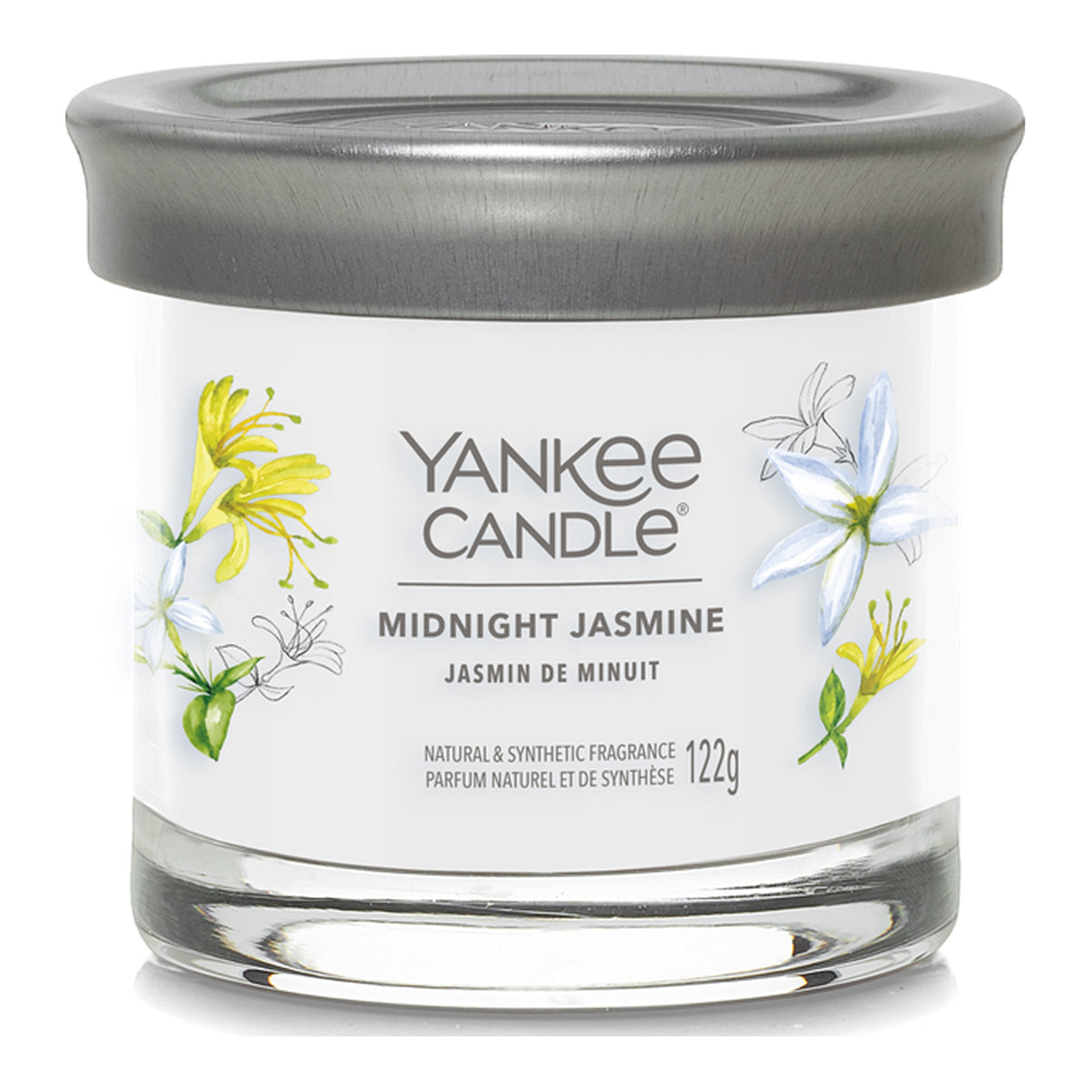 Yankee Candle Midnight Jasmine – Candela Profumata Tumbler Piccolo Signature 122 g