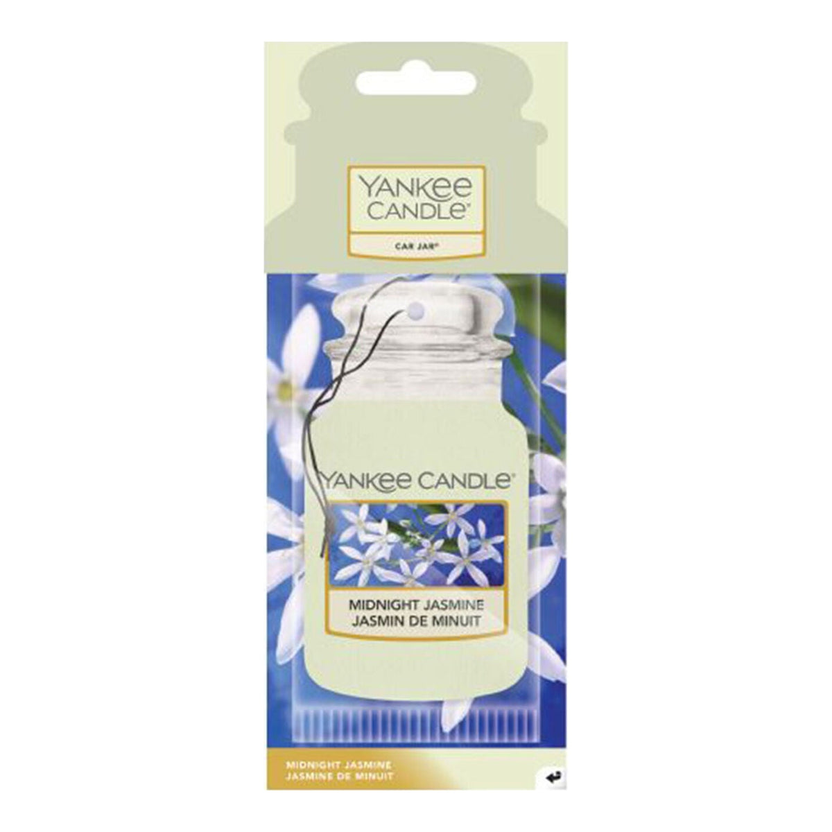 Yankee Candle Midnight Jasmine Car Jar Paper – Profumatore Auto in Cartoncino