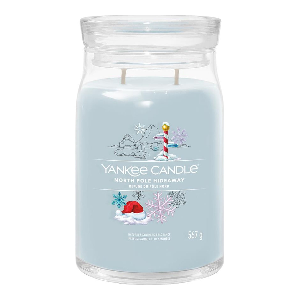 Yankee Candle North Pole Hideaway – Candela Profumata Giara Grande Signature 567 g
