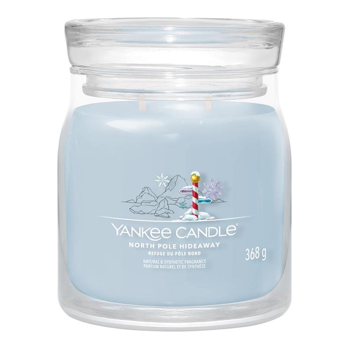 Yankee Candle North Pole Hideaway – Candela Profumata Giara Media Signature 368 g