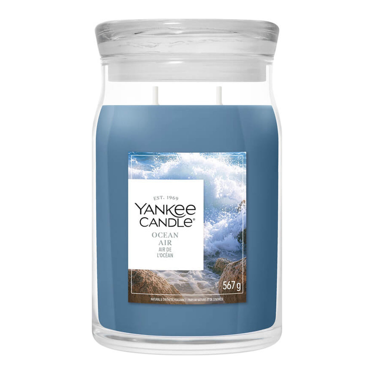Yankee Candle Ocean Air – Candela Profumata Giara Grande Signature 567 g