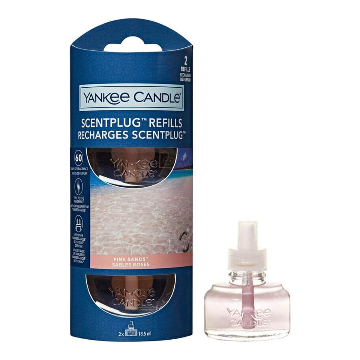 Yankee Candle Pink Sands – Ricariche ScentPlug Diffusore Elettrico 2 × 18,5 ml