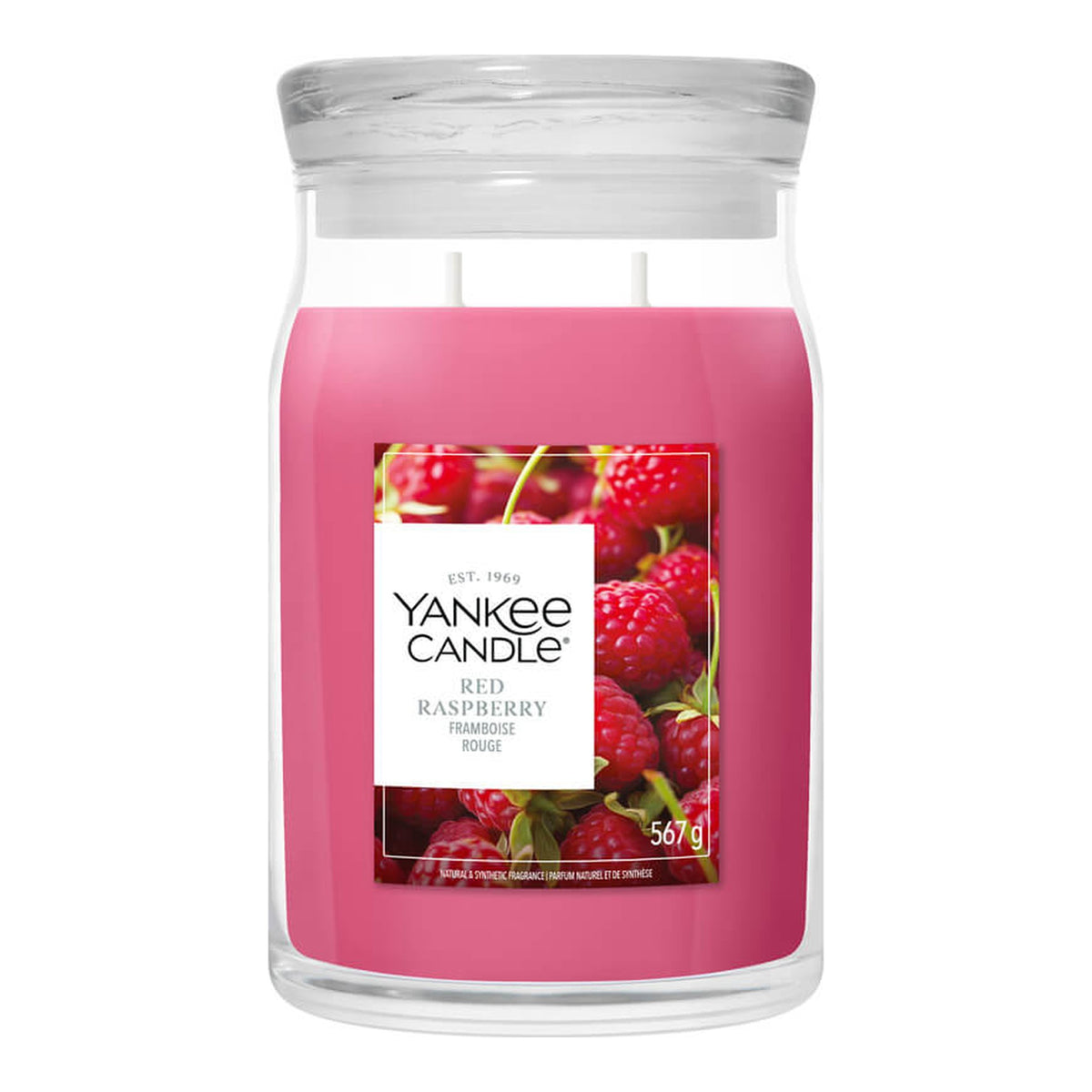 Yankee Candle Red Raspberry – Candela Profumata Giara Grande Signature 567 g