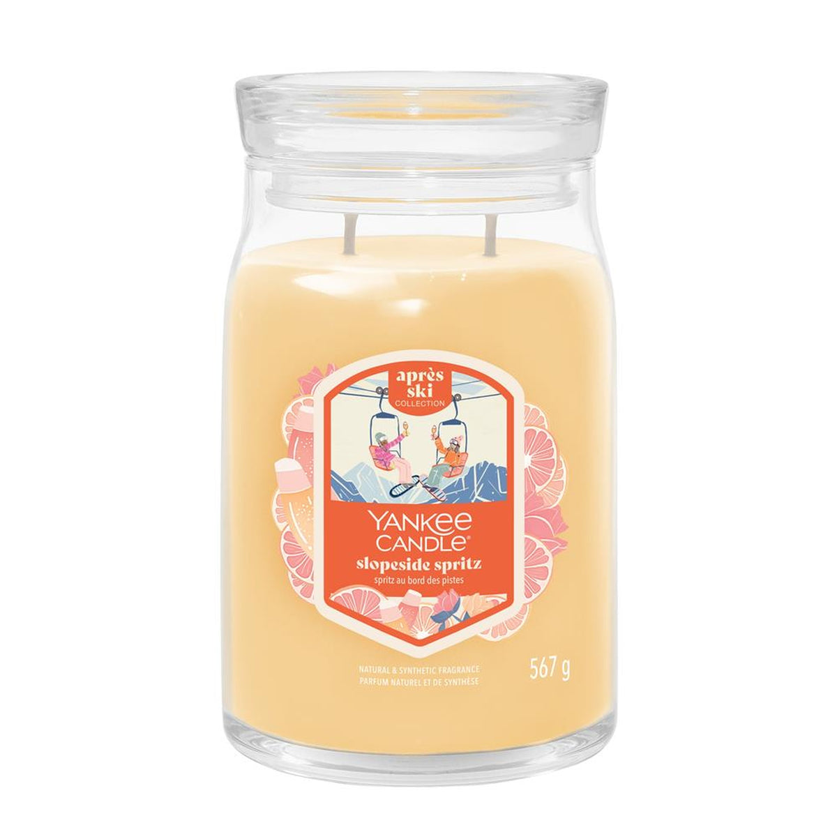 Yankee Candle Slopeside Spritz candela profumata 567 g