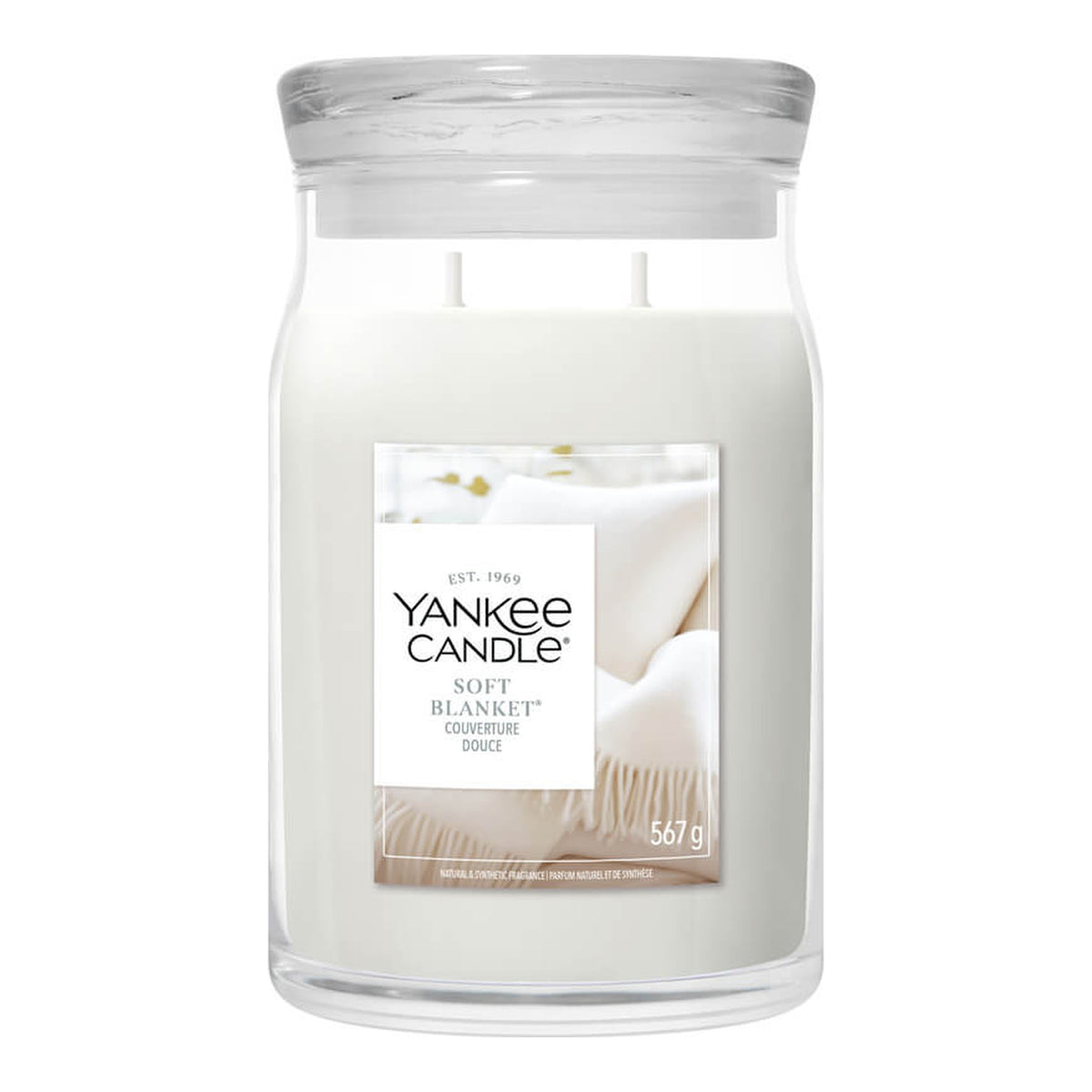 Yankee Candle Soft Blanket – Candela Profumata Giara Grande Signature 567 g
