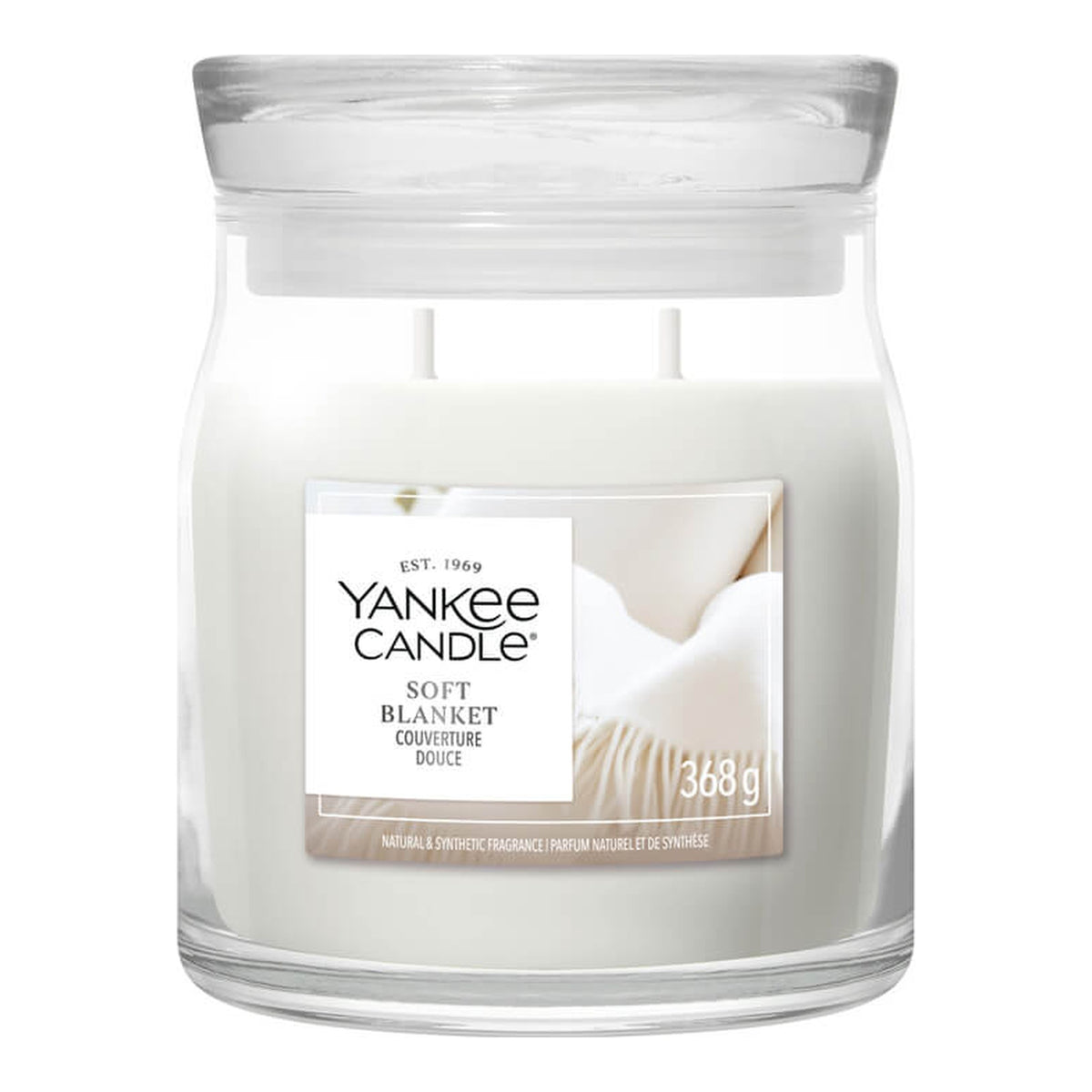 Yankee Candle Soft Blanket – Candela Profumata Giara Media Signature 368 g