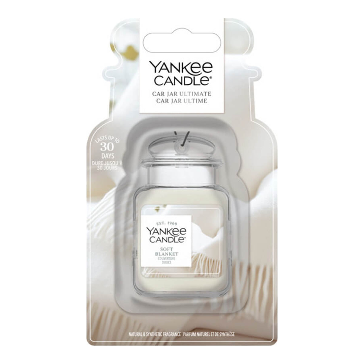 Yankee Candle Soft Blanket – Car Jar Ultimate – Profumatore Auto in Gel