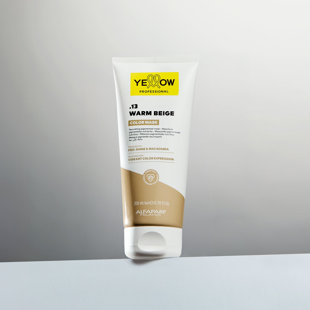 Yellow Professional Color Care Color Mask – Maschera Colorante Nutriente e Ravvivante 200 ml, .13 WARM BEIGE, immagine ufficiale 2
