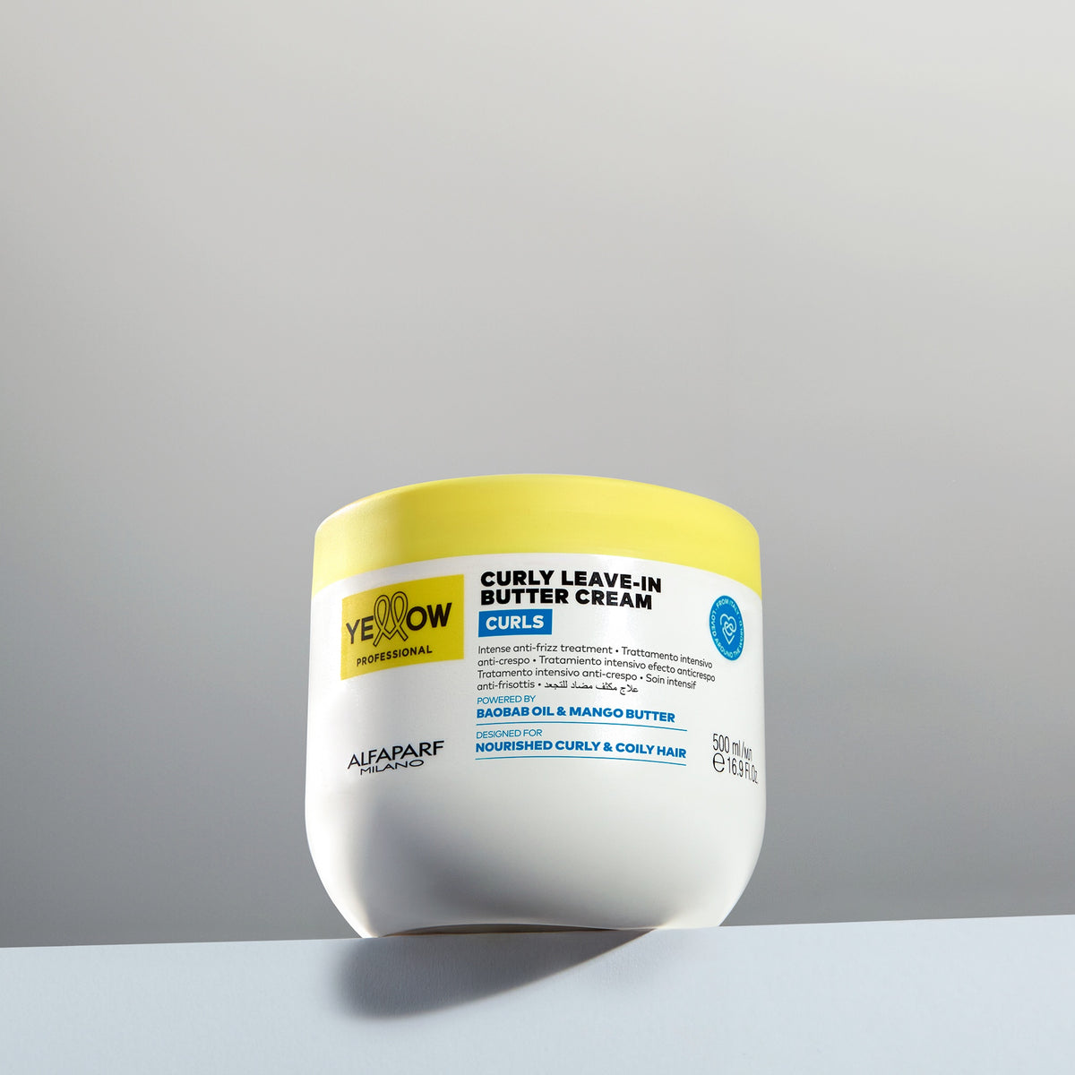 Yellow Professional Curls Curly Leave-In Butter Cream – Trattamento intensivo anti-crespo per capelli mossi, ricci e coily 500 ml, immagine ufficiale 2
