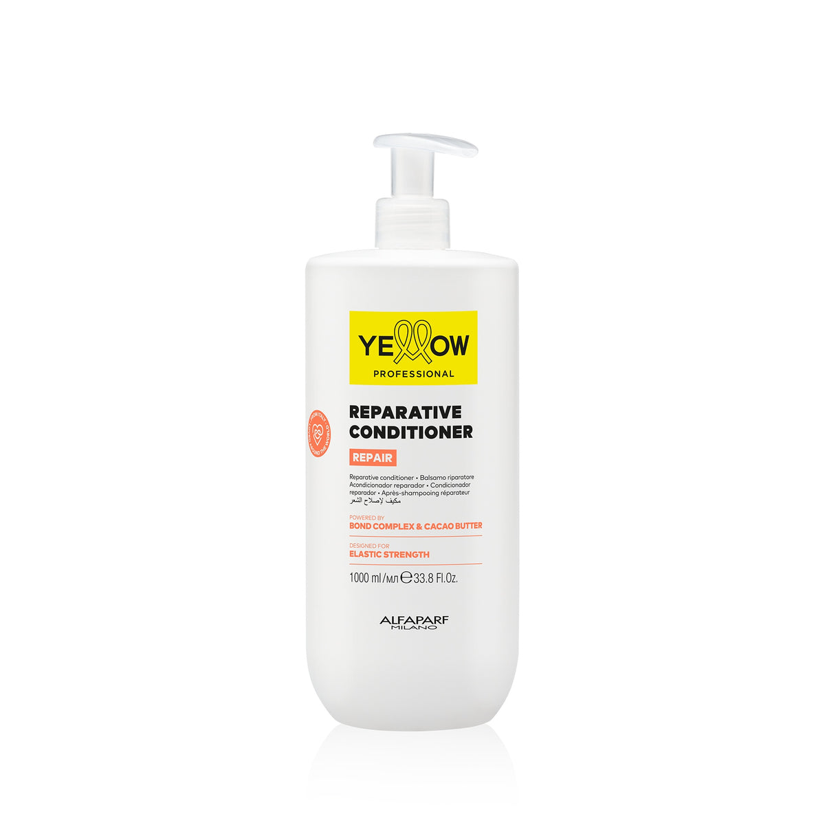 Yellow Professional Repair Reparative Conditioner – Balsamo riparatore per capelli danneggiati 1000 ml, confezione frontale