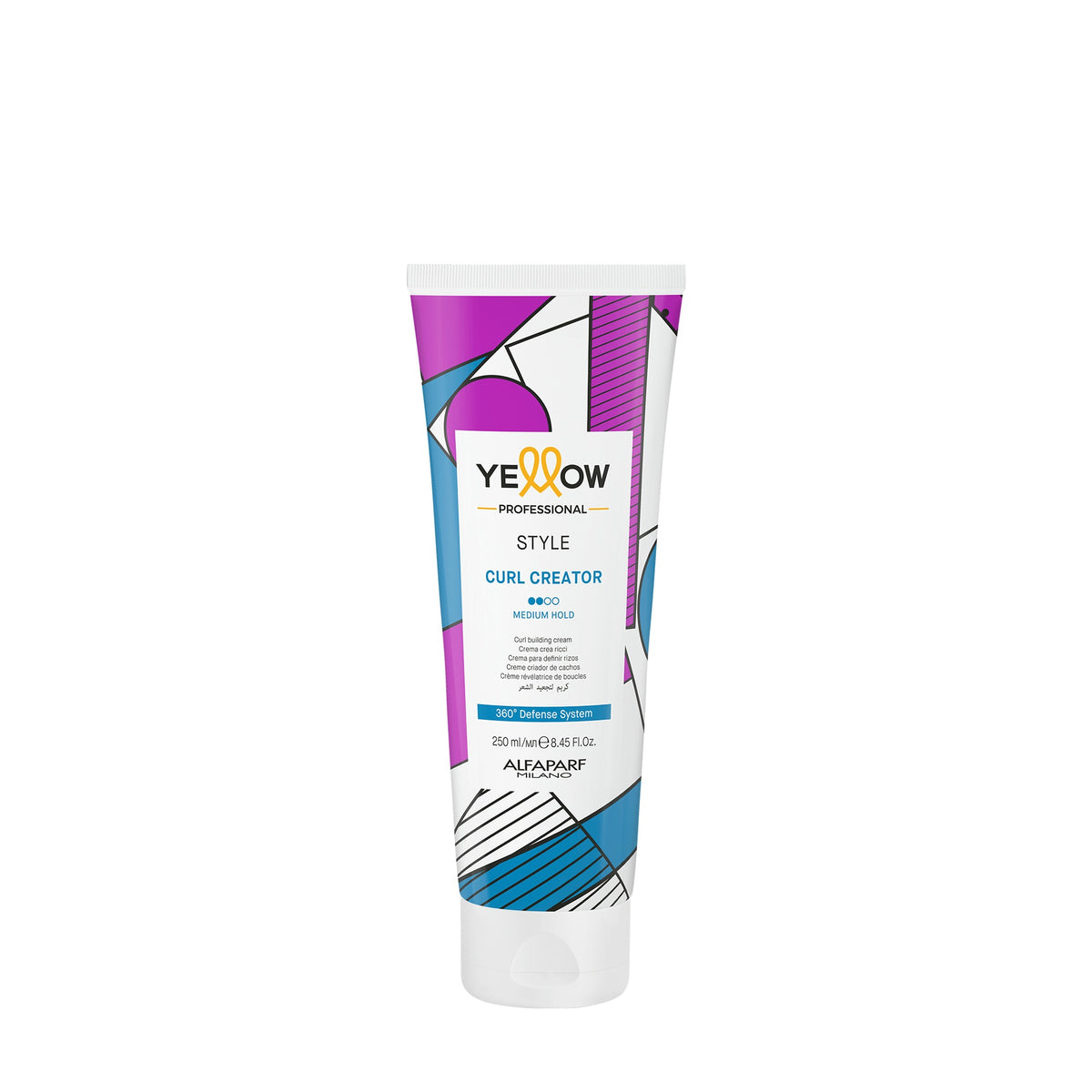Yellow Professional Style Curl Creator – Crema crea ricci 250 ml, confezione frontale