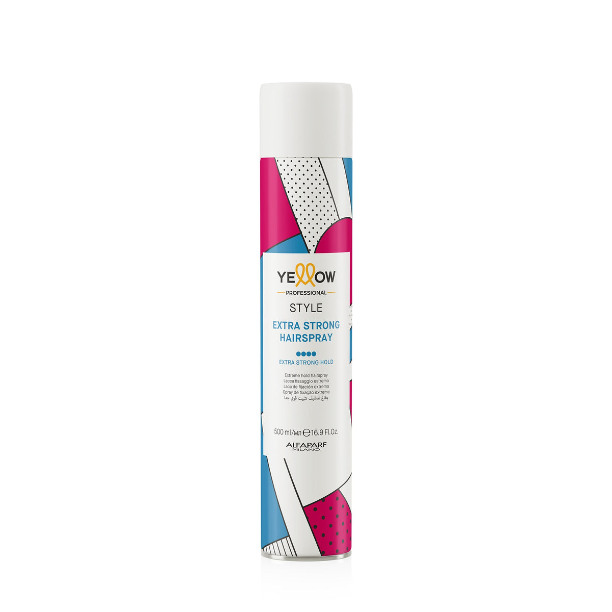 Yellow Professional Style Extra Strong Hairspray – Lacca tenuta estrema 500 ml, confezione frontale
