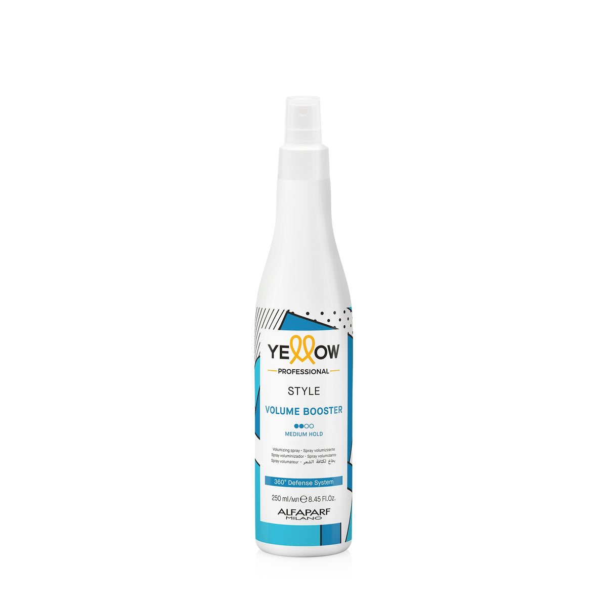 Yellow Professional Style Volume Booster – Spray volumizzante 250 ml, confezione frontale