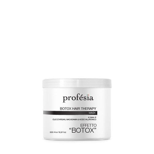 Profesia - Botox Hair Therapy Maschera - Trattamento per Capelli Rovinati e Danneggiati - Con Macadamia, Olio di Argan e Acido Ialuronico - Ricostituente e Rimpolpante- 500 ml