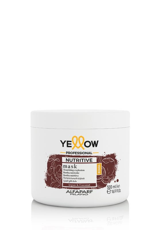 Yellow MASK BOMBA Maschera nutritiva per capelli secchi