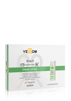 Yellow Energizing Lotion Trattamento intensivo anticaduta 6x13 ml