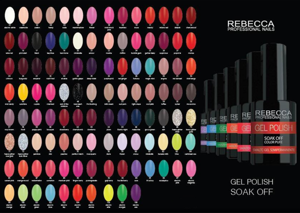 Rebecca GEL POLISH Smalto Semipermanente 5 ml col.1-143